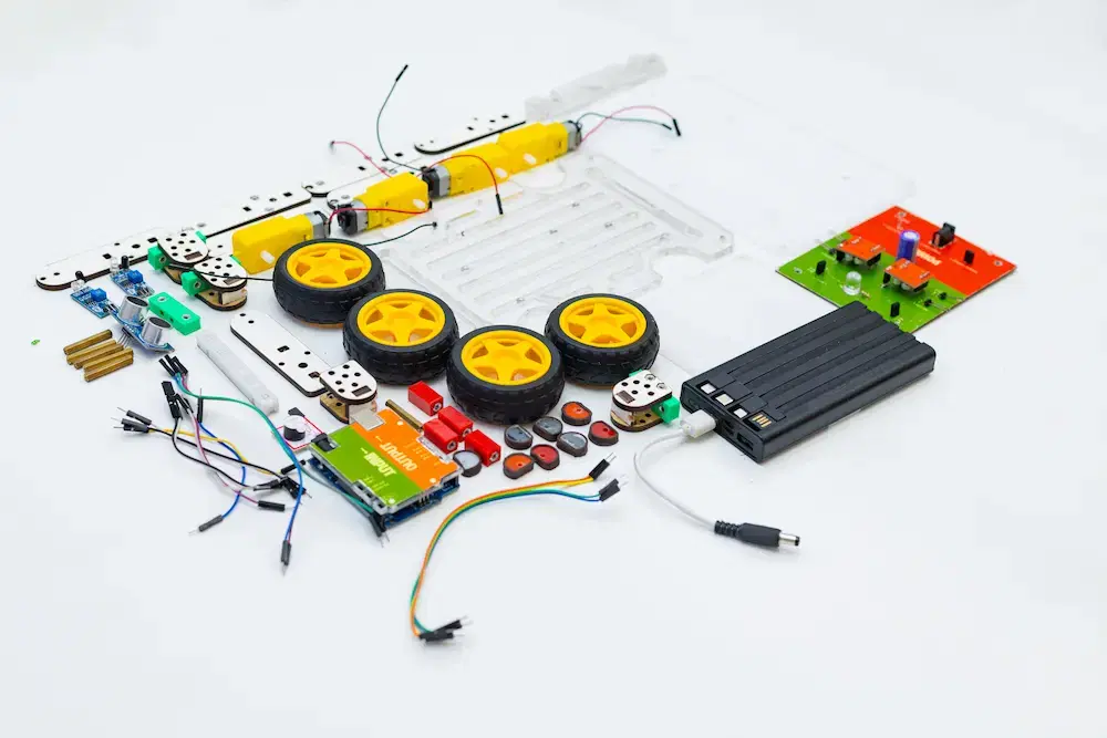 Dext Robotics Kit components laid out