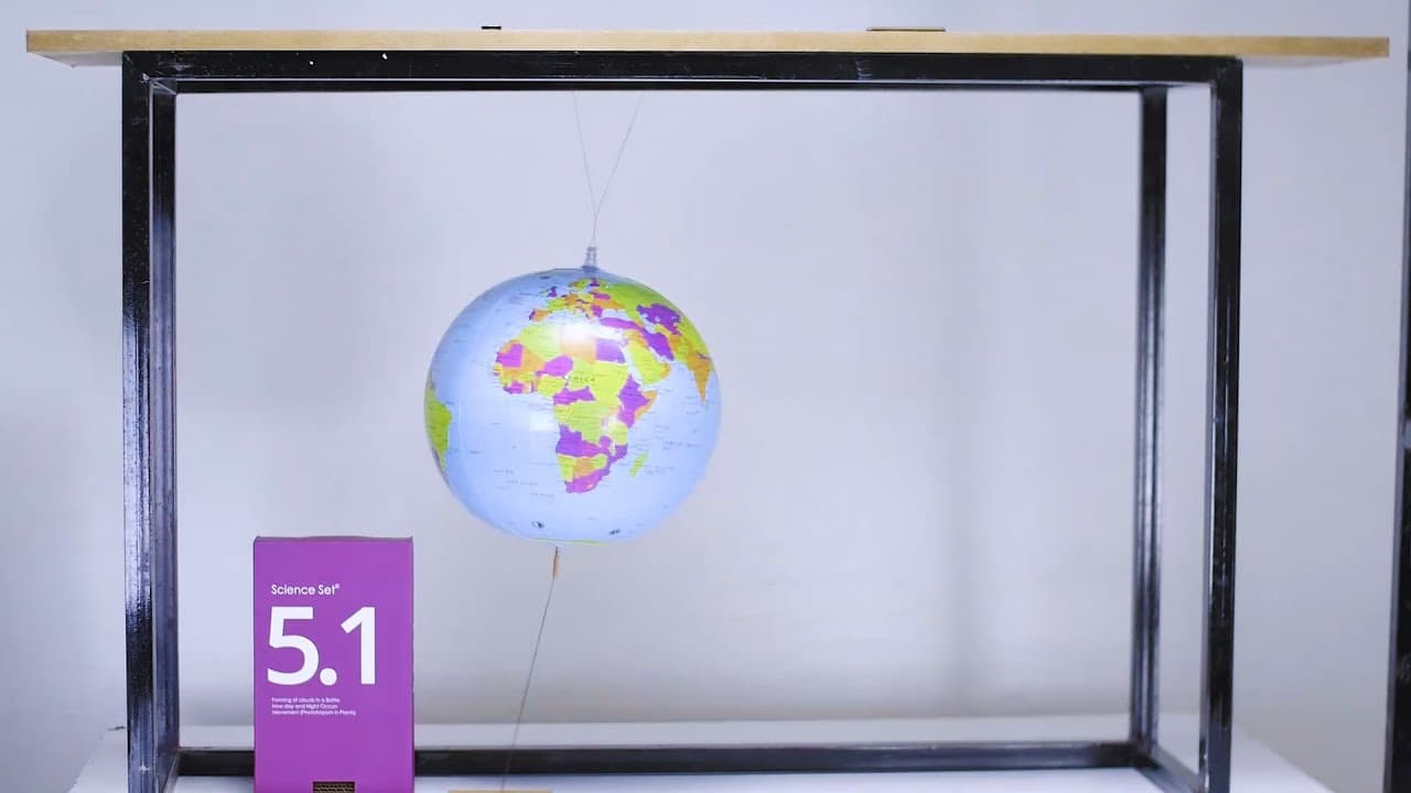 Demonstration of the Formation of Day and Night